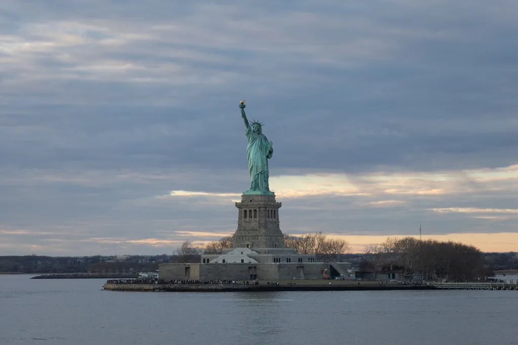 Foto desde el Ferry hacia Staten Island